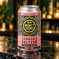 Mighty Kind - Peach Buzz Seltzer 10mg