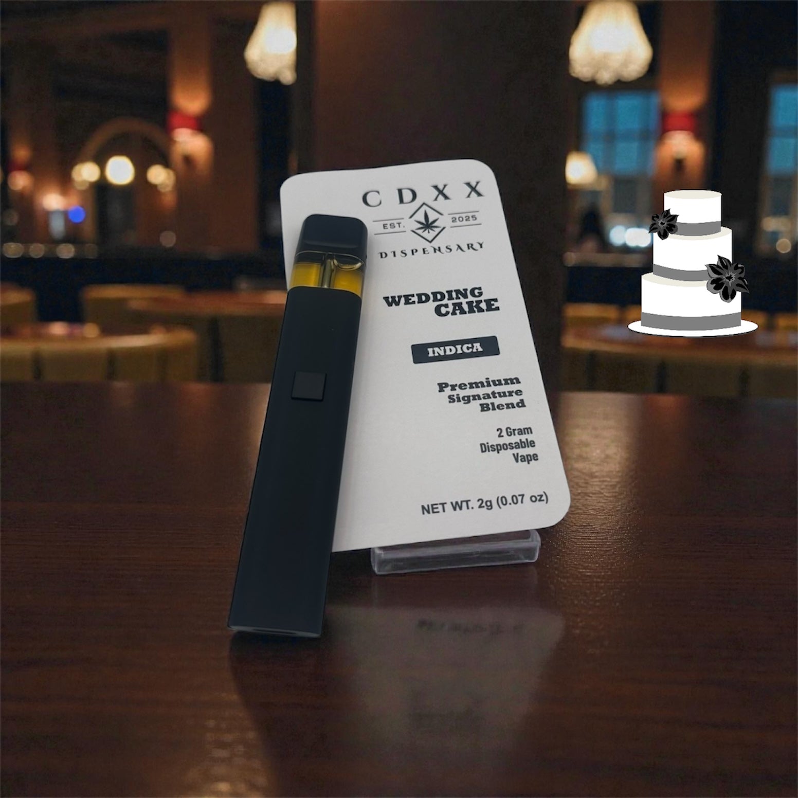Wedding Cake Disposable Vape CDXX Dispensary Wedding Cake Disposable Vape CDXX Dispensary